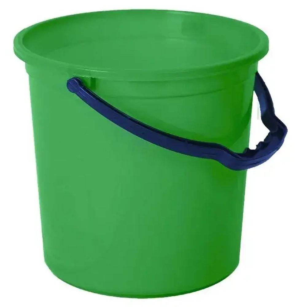 Ведро Тюльпан 6л (Зелёный) (комплект 10 шт)