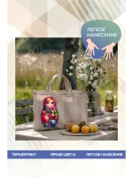 Термонаклейка на одежду, термопринт Матрешка