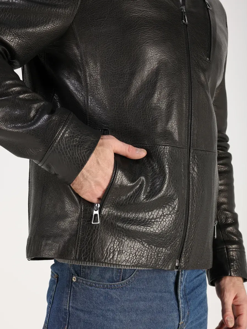 Дубленка куртка зимняя натуральная кожаная