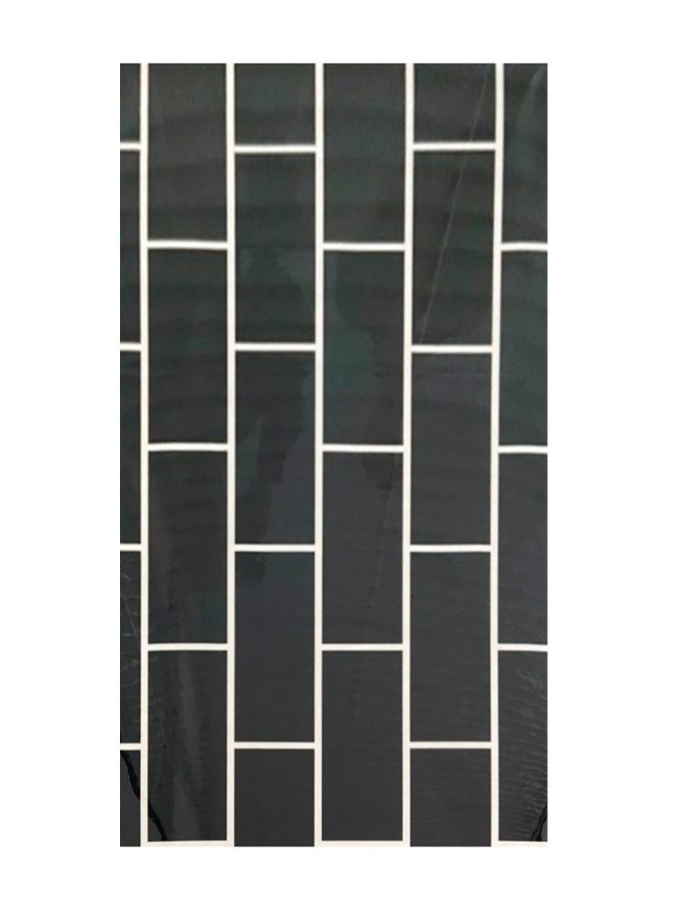 Панель (13) Super Stick Modern самоклеящаяся 30х60 Плитка ЧЕРНАЯ
