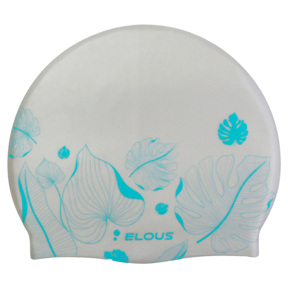 Шапочка для плавания Elous силикон рисунок