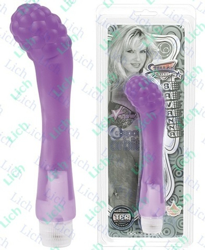 Фиолетовый водонепроницаемый G-стимулятор LACIE