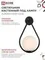 Светильник настенный под лампу AURORA DROP-G9-BL 1хG9 матовый плафон, черный корпус IN HOME