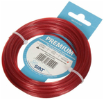 Леска для триммера "SIAT PREMIUM" 555005, армированная, сечение звезда, 2мм, 15м (555005)