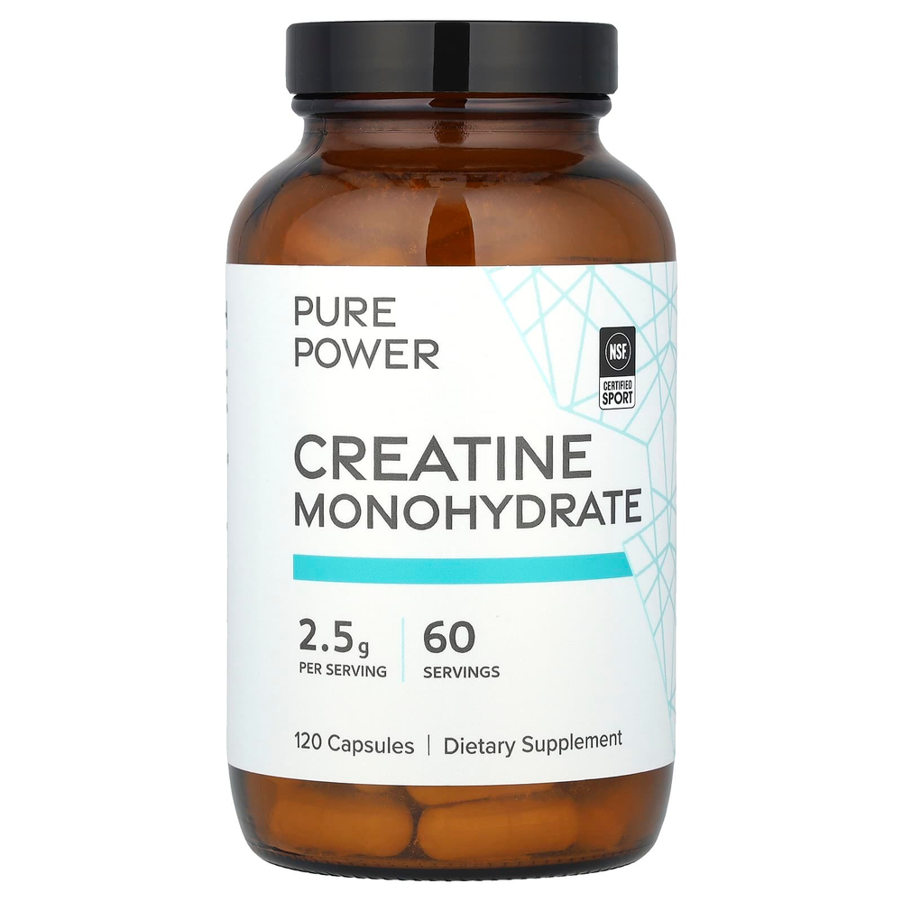 Dr. Mercola, Моногидрат креатина, 120 капсул (1,25 г в 1 капсуле)