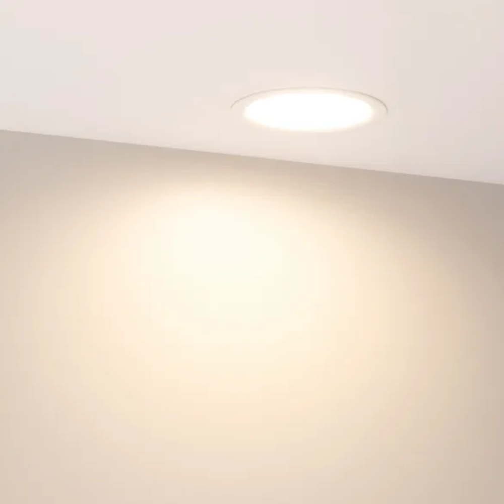 Светильник MS-BLIZZARD-BUILT-R90-6W Warm3000 (WH, 100 deg, 230V) (Arlight, IP20 Металл, 3 года) 036579