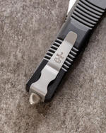 Автоматический складной нож SteelBro Troodon S/E Stonewash VG-10 139-10 (черный)