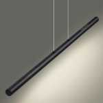 6643/45L HIGHTECH ODL24 301 черный/металл/акрил Подвесной светильник IP20 LED 49W 3000K 220V MALI