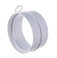 Соединитель для круглых каналов Era 12,5СКП, d=125 мм без клапана