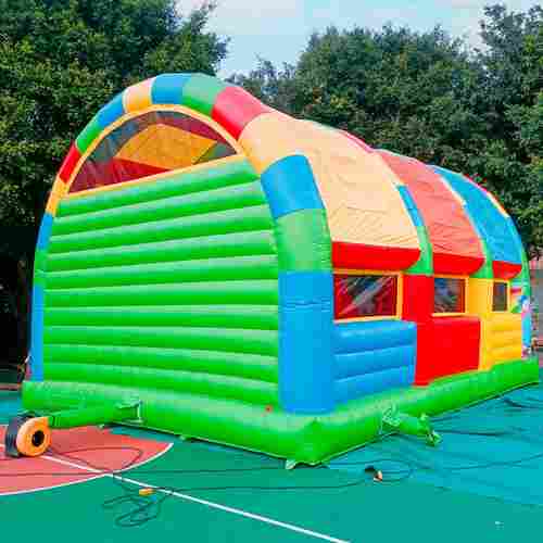 Коммерческий надувной батут «Зверята с крышей 2» без горки, 8*6*5 м