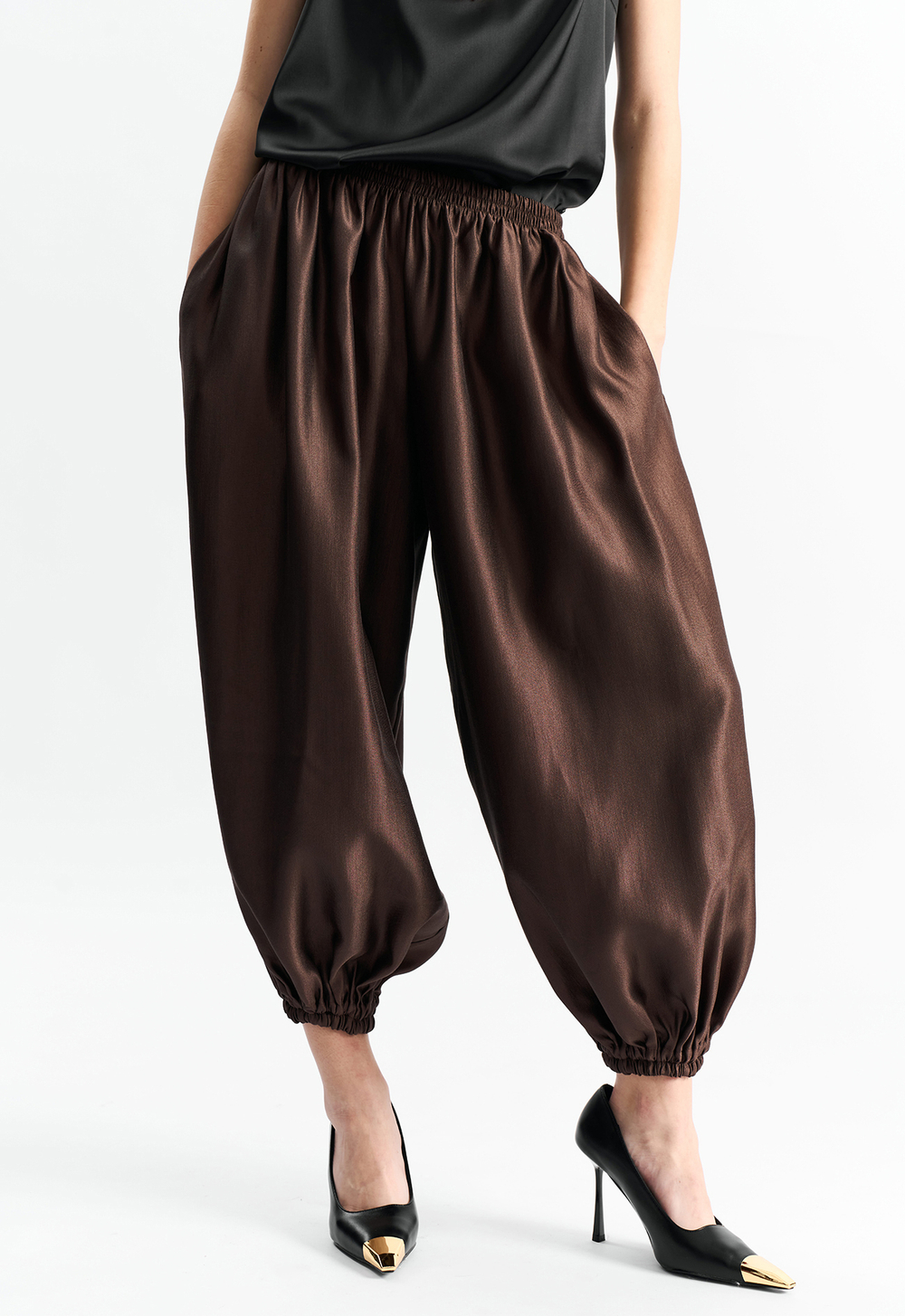 Брюки женские 1282 шоколад