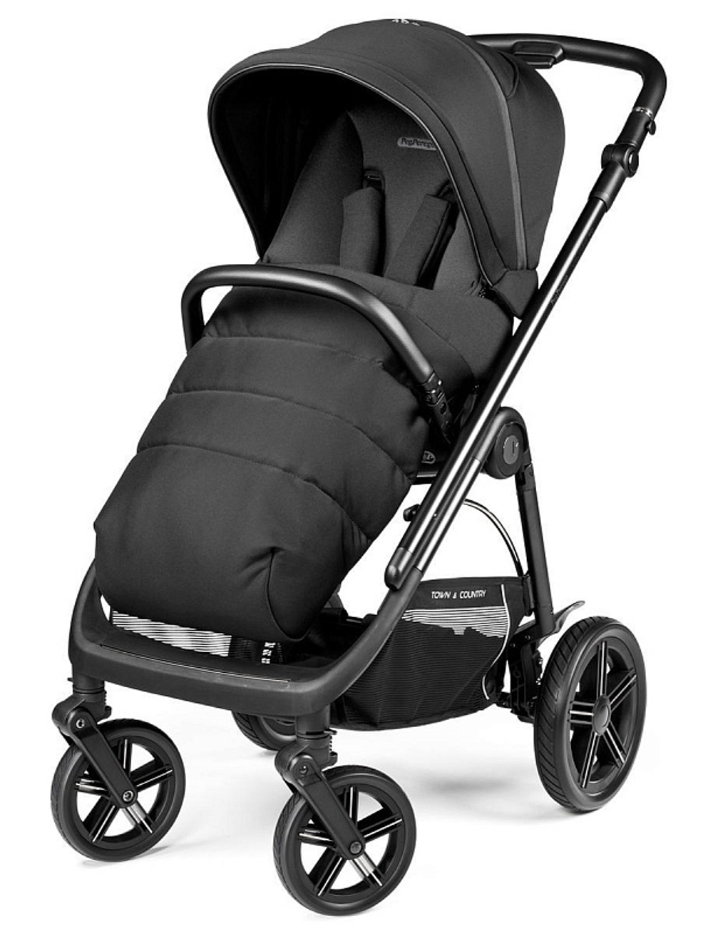 Коляска 3 в 1 Peg Perego Veloce TC Belvedere SLK True Black