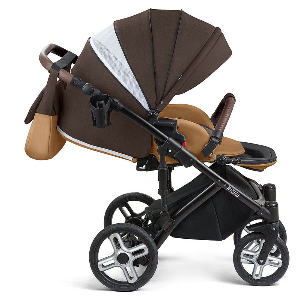 Детская коляска Nuovita Carro Sport 2 в 1 Nero Bronzo/Черная бронза