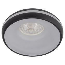 Светильник встраиваемый декоративный ЭРА DK100 BK под лампу MR16 GU5.3 черный | Декоративные встраиваемые светильники