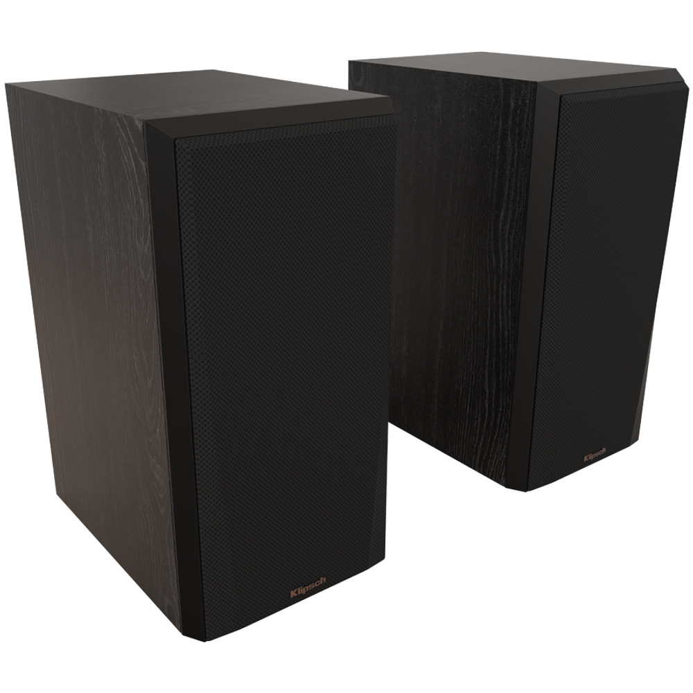 Klipsch Reference Premiere RP-500M II Bookshelf Speakers, Ebony, Pair