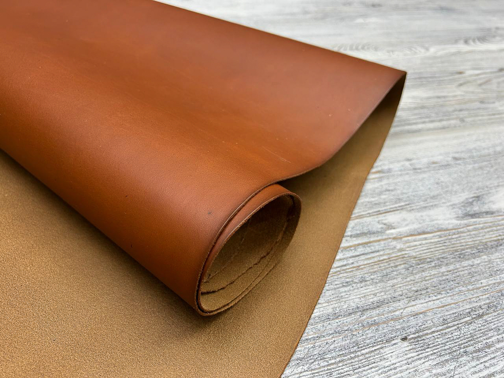 Этруско цв. Коньячный / Etrusco Econom Cognac, толщ. 1,4-1,6 мм, натуральная кожа