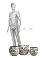 Кашпо TREEZ Effectory Savage Garden Чаша Wild в-29 см, д-33 см 41.33-25-24-126-BL-33