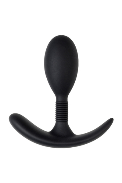 Анальная втулка A-Toys by TOYFA Tord S, силикон, черная, 8,5 см