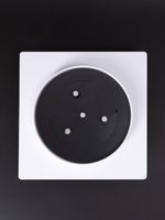 Вентиляционная решетка ДТНК 125х125 Черно-белый