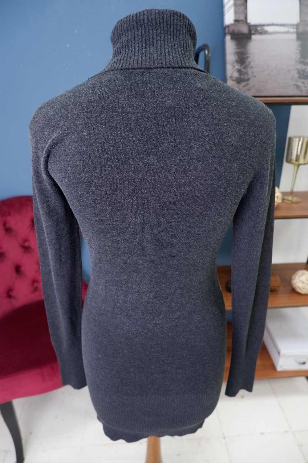 Джемпер с горлом 46 размер