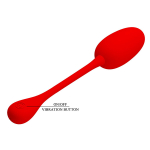 Красное перезаряжаемое виброяйцо 18,6см Pretty Love Knucker BI-014786-2
