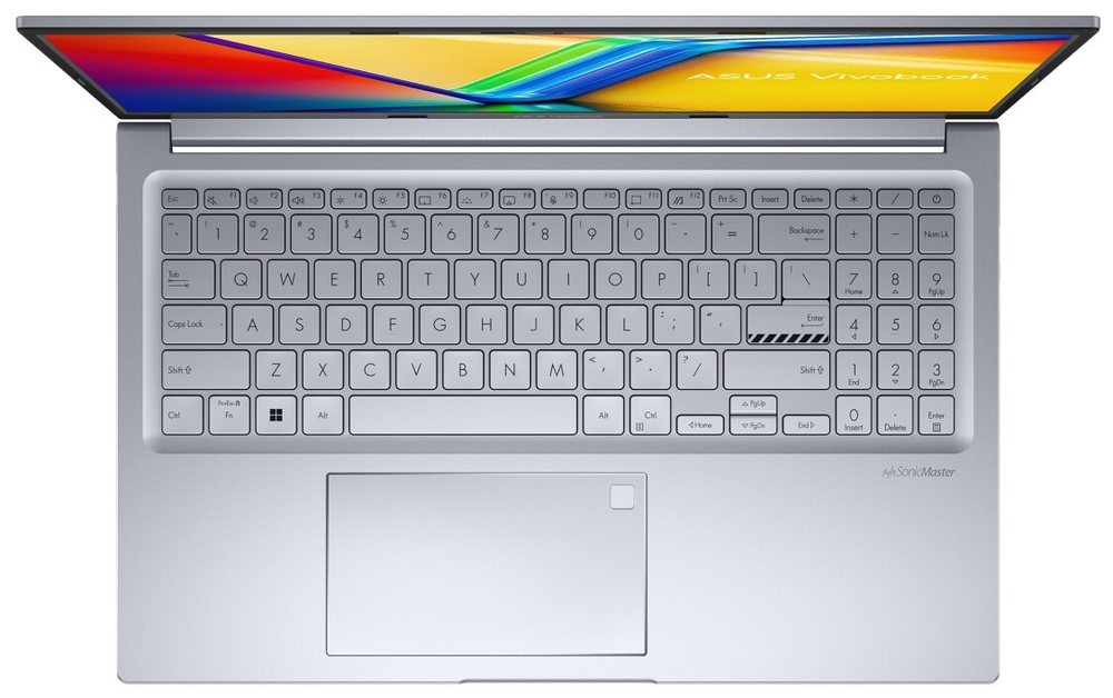 Ноутбук  ASUS Vivobook 15X OLED K3504VA-MA573 15.6 ", Core i5, 16 Гб RAM, 512 Гб SSD, Iris Xe Graphics, Серебристый