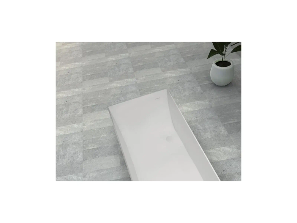 Ванна из искусственного камня ABBER Stein AS9640-1.6 белая матовая