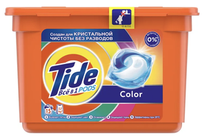 Капсулы для стирки Tide Color 15 штук