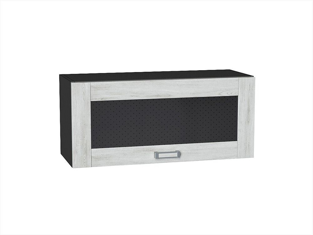 Шкаф верхний горизонтальный остекленный Лофт