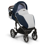 Детская коляска Nuovita Carro Sport 2 в 1 Blu Argenteo/Синий серебристый