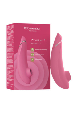 Womanizer Premium 2 - Бесконтактный клиторальный стимулятор, розовый