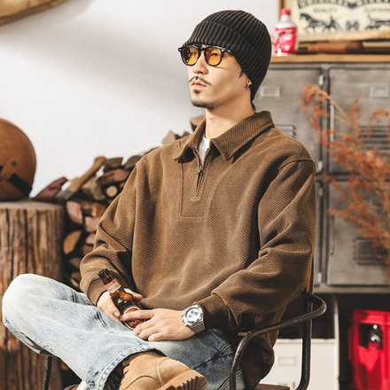 Свитшот мужской весенне-осенний стиль, модный брендовый мужской топ на осень и зиму с половиной молнии