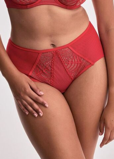 Красные трусики с высокой линией талии Beverly (Размер: 40) (Цвет: красный)
