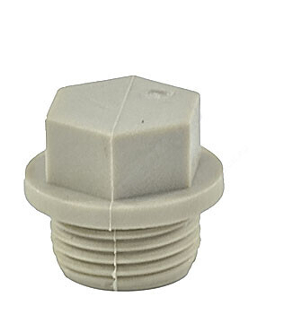 Заглушка (пробка) PP-R серая Дн 20х1/2" НР VALFEX 10163020Г