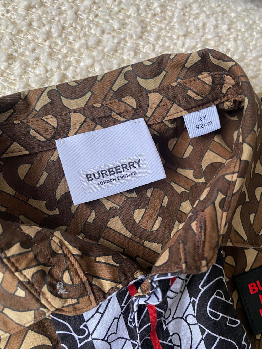 Хлопковый костюм Burberry, 92