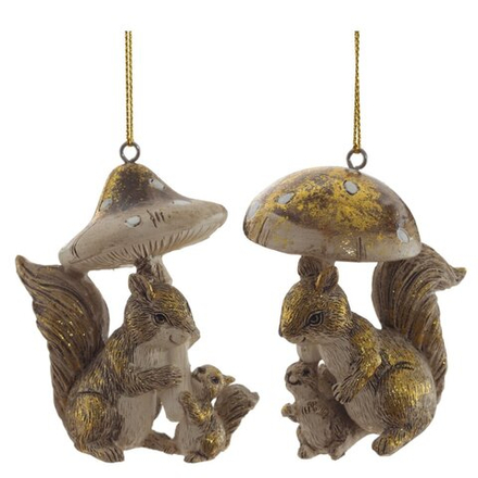 GAEM Изделие декоративное подвесное "Белка", L6,5 W4,5 H7,5 см, 2в.