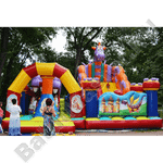 Большая надувная горка "Ящер 2"