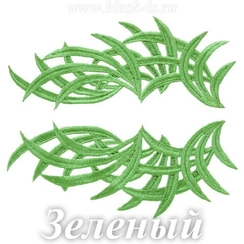 Лейсы кружевные, Зеленый (модель A)