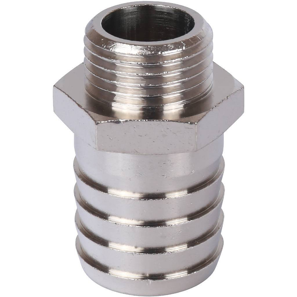 Штуцер STOUT никелированные 1/2"x25 мм НР