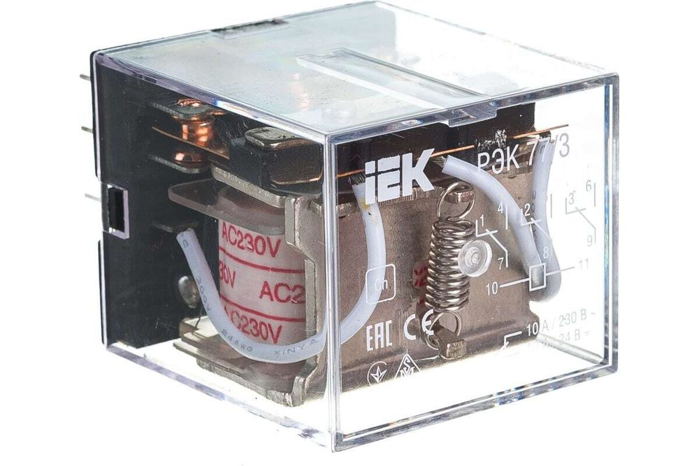 Реле промежуточное РЭК77/3(LY3) 10А 220В АC IEK