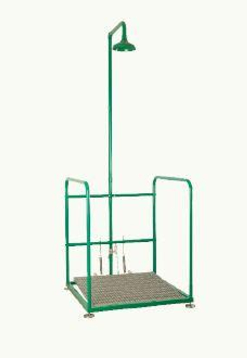 Аварийная платформа с душем нерж. сталь BOCCHISF SCP800SS зеленый