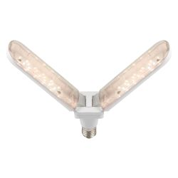 Фитолампа для растений светодиодная ЭРА GREEN LINE ФИТО-20W-PFR-E27-GR 2-х лепестковая полного спектра 20 Вт Е27 | Фитолампы Е27