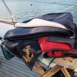 Элитное полотенце пляжное Florida бирюза/синее от Casual Avenue Турция