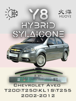 Щетки стеклоочистителя HUOYE Y8 550/400 мм на Chevrolet Aveo | Hook/J-Hook