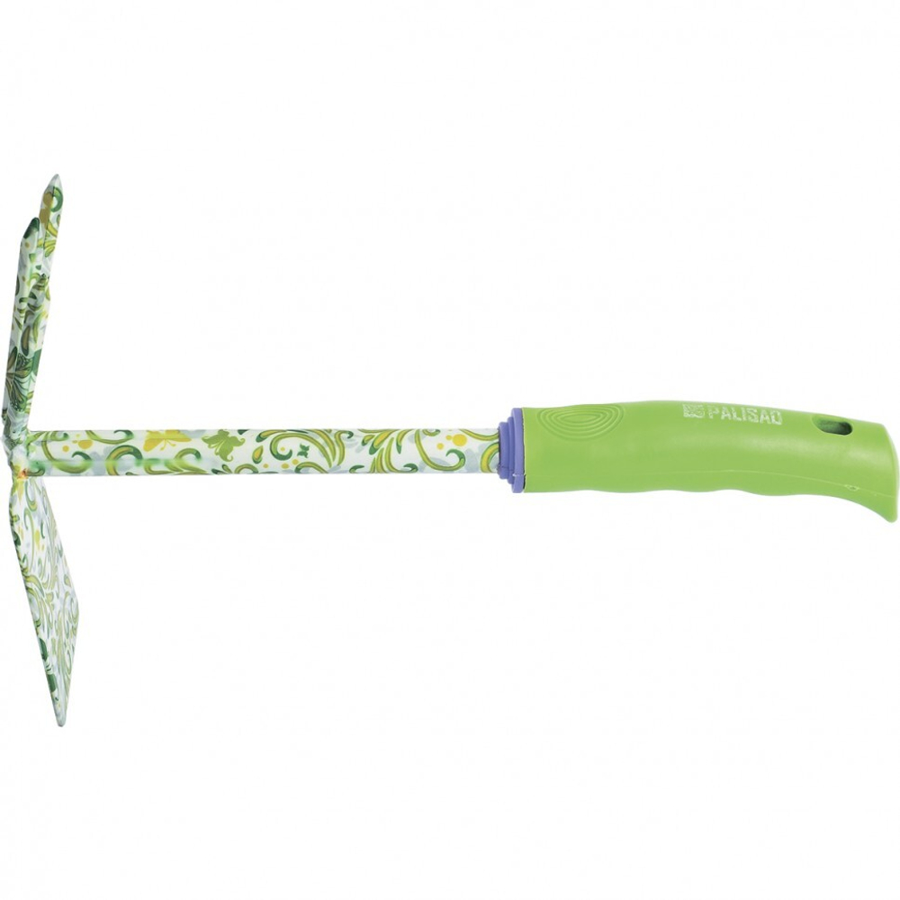 Мотыжка комбинированная, 70 х 300 мм, стальная, пластиковая рукоятка, Flower Green, Palisad