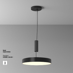Потолочный светильник Maytoni Zon C032CL-45W3K-RD-B