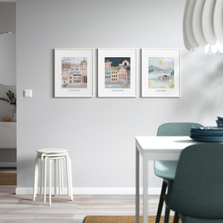 IKEA BILD  (ИКЕА БИЛД)  -  Плакат, иллюстрация, Швеция, 40x50 см