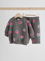 Свитшот и спортивные брюки в комплекте для малышей Next B77-493, Серый