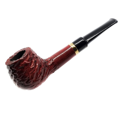 Трубка "Mr. Brog" №20 Apple красно-коричневый рустик (Охладитель, Груша)