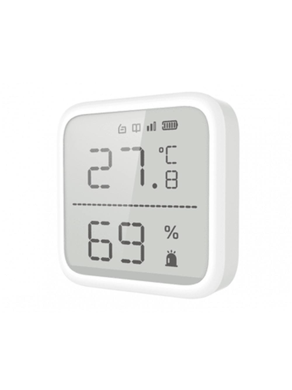 Датчик температуры и влажности Hikvision Temperatue  DS-PDTPH-E-WE